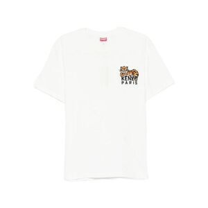 KENZO Men's Graphic Print T-Shirt Men WHITE T-Shirts